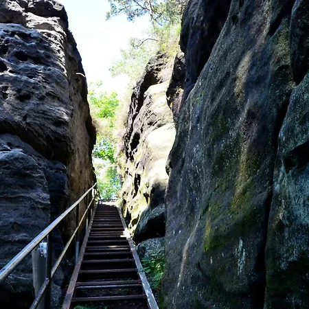 別荘 Ferieneinrichtungen-haus-am-stein-haus-2-saechsische-schweiz-koenigstein *