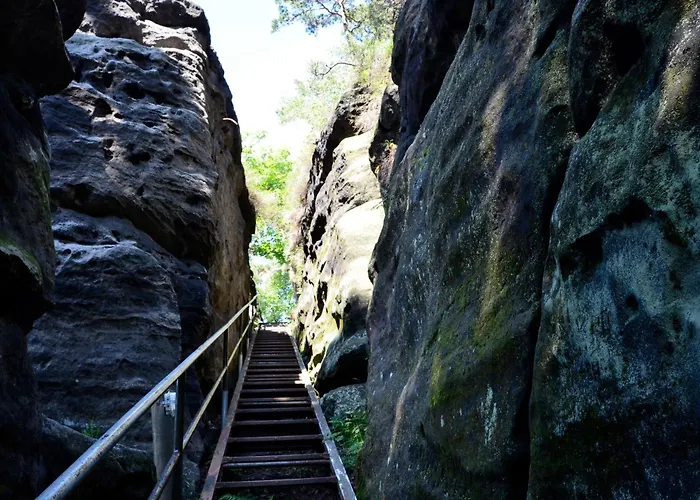 بيت للعطل Ferieneinrichtungen-haus-am-stein-haus-2-saechsische-schweiz-koenigstein *