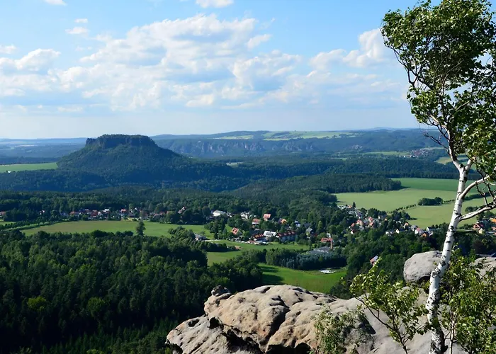 بيت للعطل Ferieneinrichtungen-haus-am-stein-haus-2-saechsische-schweiz-koenigstein *
